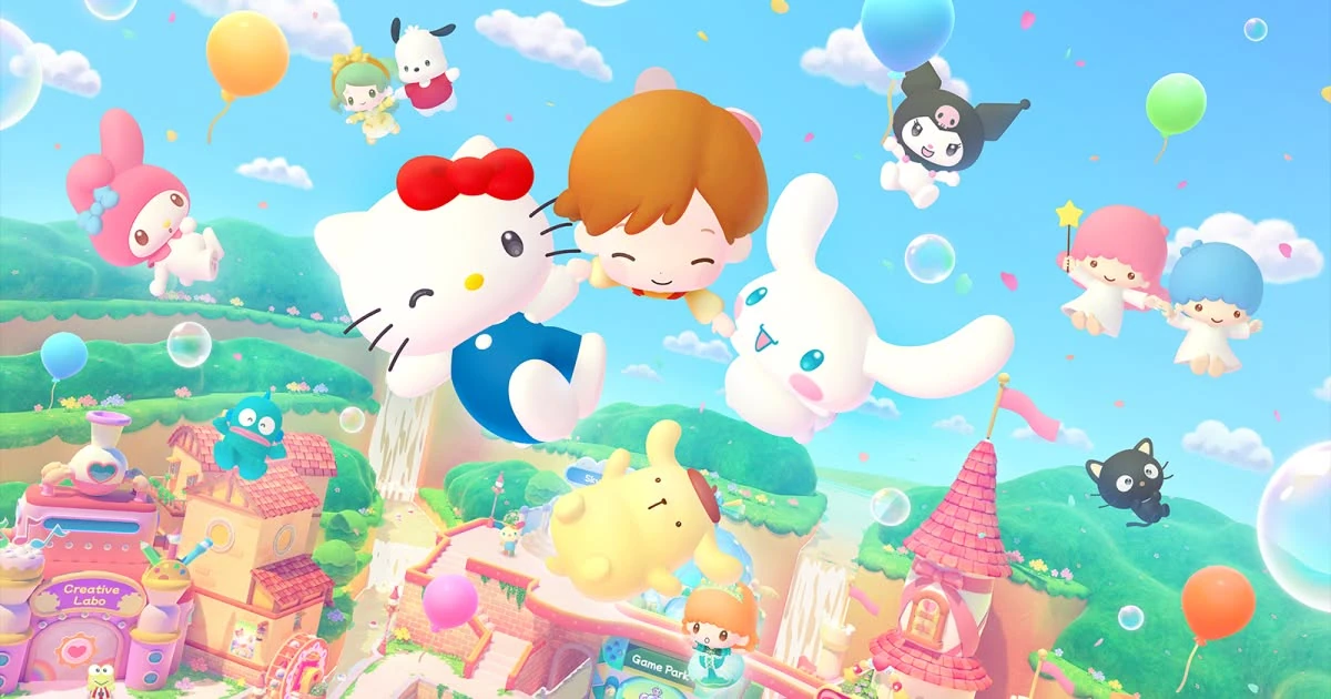 Official Hello Kitty Party Land promotional artwork